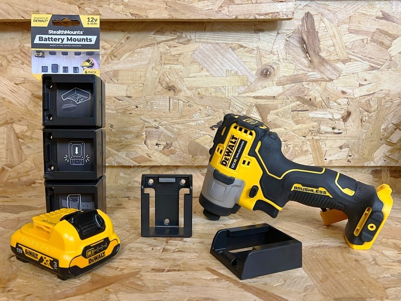 DeWalt 10.8v 12v Battery Mounts EuroTool